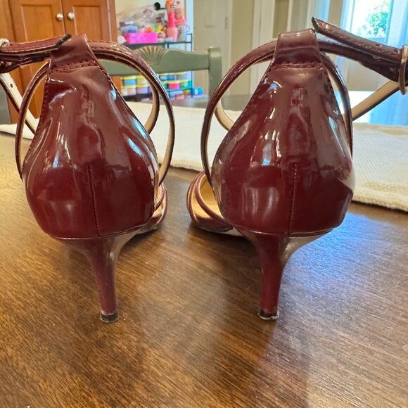 Michael Cardi Womens Strappy Red Heel Size 6 - Picture 7 of 8